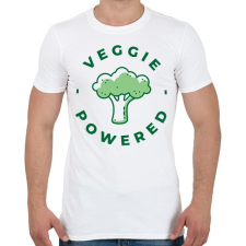 PRINTFASHION Vegetáriánus erő - Férfi póló - Fehér férfi póló