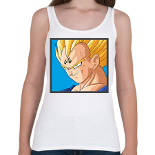 PRINTFASHION Vegita - Női atléta - Fehér női trikó