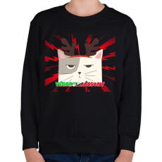 PRINTFASHION VÉGRE KARÁCSONY - Gyerek pulóver - Fekete