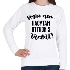 PRINTFASHION Végre nem hagytam otthon a táskát! - Női pulóver - Fehér női pulóver, kardigán