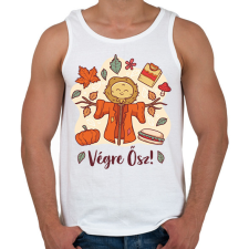 PRINTFASHION Végre ősz - Férfi atléta - Fehér női trikó