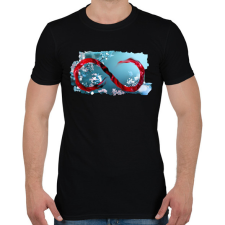 PRINTFASHION Végtelen. - Férfi póló - Fekete férfi póló