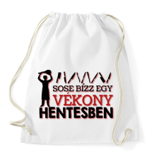 PRINTFASHION Vékony hentes - Sportzsák, Tornazsák - Fehér tornazsák