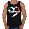 PRINTFASHION Velence - Férfi atléta - Fekete