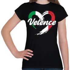 PRINTFASHION Velence - Női póló - Fekete