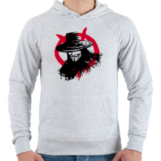 PRINTFASHION Vendetta - Férfi kapucnis pulóver - Sport szürke