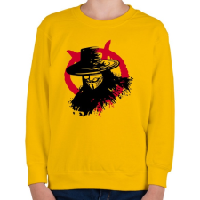 PRINTFASHION Vendetta - Gyerek pulóver - Sárga gyerek pulóver, kardigán