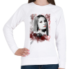 PRINTFASHION Vér és fajdalom - Női pulóver - Fehér