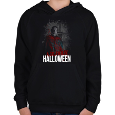 PRINTFASHION Véres halloween - Gyerek kapucnis pulóver - Fekete gyerek pulóver, kardigán