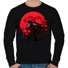 PRINTFASHION Vérfarkas és vérhold - Férfi pulóver - Fekete férfi pulóver, kardigán