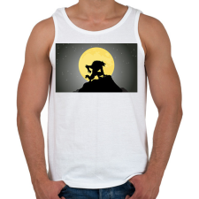 PRINTFASHION VÉRFARKAS - Férfi atléta - Fehér atléta, trikó