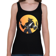 PRINTFASHION Vérfarkas - Női atléta - Fekete