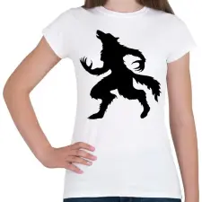 PRINTFASHION Vérfarkas - Női póló - Fehér női póló