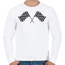 PRINTFASHION Verseny - Férfi pulóver - Fehér férfi pulóver, kardigán