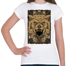 PRINTFASHION Vérszomjas farkas - Női póló - Fehér női póló