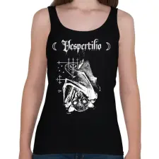 PRINTFASHION Vespertilio - Okkult Desgin - Női atléta - Fekete női trikó