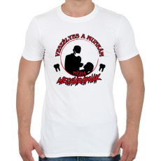 PRINTFASHION Veszélyes a munkám - Férfi póló - Fehér