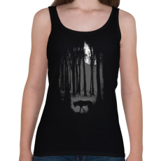 PRINTFASHION Veszélyes terület - Női atléta - Fekete