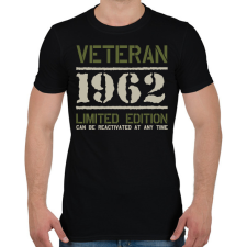 PRINTFASHION Veteran_1962 - Férfi póló - Fekete férfi póló