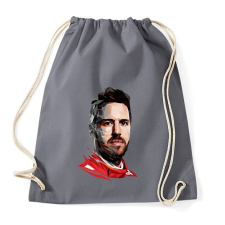 PRINTFASHION Vettel - Sportzsák, Tornazsák - Grafitszürke tornazsák
