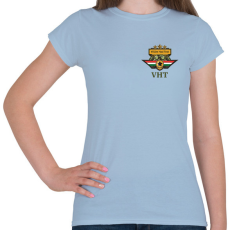 PRINTFASHION VHT - Női póló - Világoskék