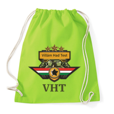 PRINTFASHION VHT - Sportzsák, Tornazsák - Limezöld tornazsák