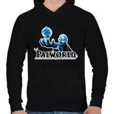 PRINTFASHION Victor Ashford - palworld - Férfi kapucnis pulóver - Fekete férfi pulóver, kardigán