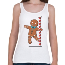 PRINTFASHION Vidám mézeskalács - Női atléta - Fehér