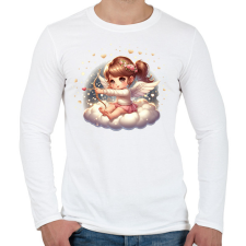 PRINTFASHION Vigyázz, lövök! - Férfi hosszú ujjú póló - Fehér férfi póló