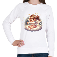 PRINTFASHION Vigyázz, lövök! - Női pulóver - Fehér női pulóver, kardigán