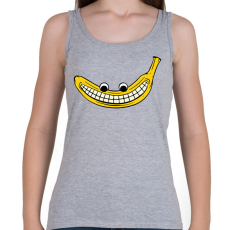 PRINTFASHION Vigyorgó banán - Női atléta - Sport szürke