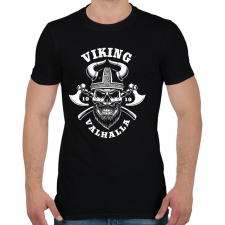 PRINTFASHION viking  - Férfi póló - Fekete férfi póló