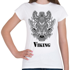 PRINTFASHION Viking minta - Női póló - Fehér női póló