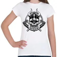 PRINTFASHION Viking  - Női póló - Fehér női póló