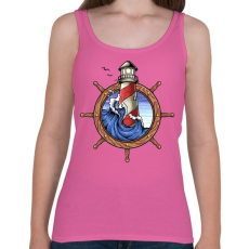 PRINTFASHION Világító torony  - Női atléta - Rózsaszín