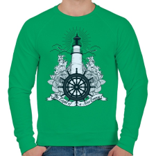 PRINTFASHION Világítótorony - Férfi pulóver - Zöld férfi pulóver, kardigán