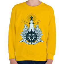 PRINTFASHION Világítótorony - Gyerek pulóver - Sárga gyerek pulóver, kardigán