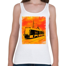 PRINTFASHION Villamos - Női atléta - Fehér