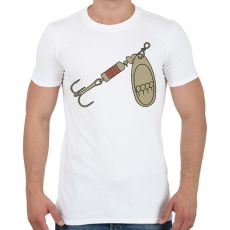 PRINTFASHION villantó - Férfi póló - Fehér