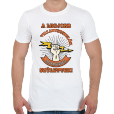 PRINTFASHION Villanyszerelő december - Férfi póló - Fehér