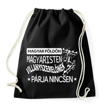 PRINTFASHION Villanyszerelőnek párja nincsen - Sportzsák, Tornazsák - Fekete tornazsák