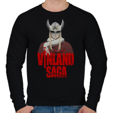 PRINTFASHION Vinland Saga - Canute - Férfi pulóver - Fekete férfi pulóver, kardigán