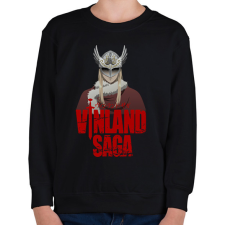 PRINTFASHION Vinland Saga - Canute - Gyerek pulóver - Fekete gyerek pulóver, kardigán