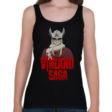 PRINTFASHION Vinland Saga - Canute - Női atléta - Fekete női trikó