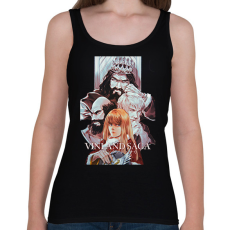 PRINTFASHION Vinland Saga - Női atléta - Fekete