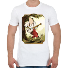PRINTFASHION Vintage béka banjoval - Férfi póló - Fehér