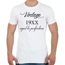 PRINTFASHION Vintage - Férfi póló - Fehér férfi póló