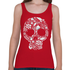 PRINTFASHION vintage-halalfej - Női atléta - Cseresznyepiros