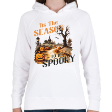 PRINTFASHION Vintage halloween - Női kapucnis pulóver - Fehér női pulóver, kardigán