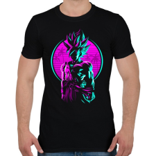 PRINTFASHION Vintage harcos - Férfi póló - Fekete férfi póló